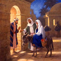 Mary and Joseph at the Inn